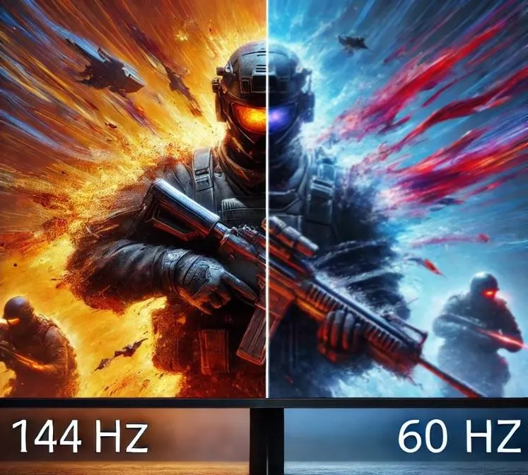 refresh rates 144hz vs 60hz 