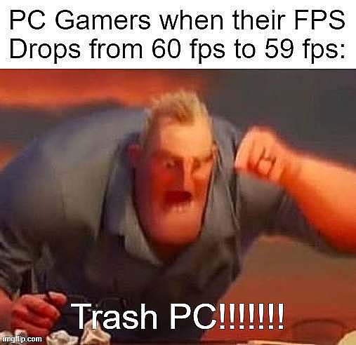 FPS gaming PC meme