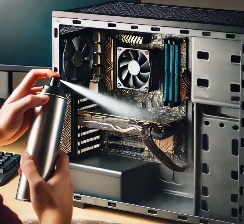 cleaning your gaming PC from inside 