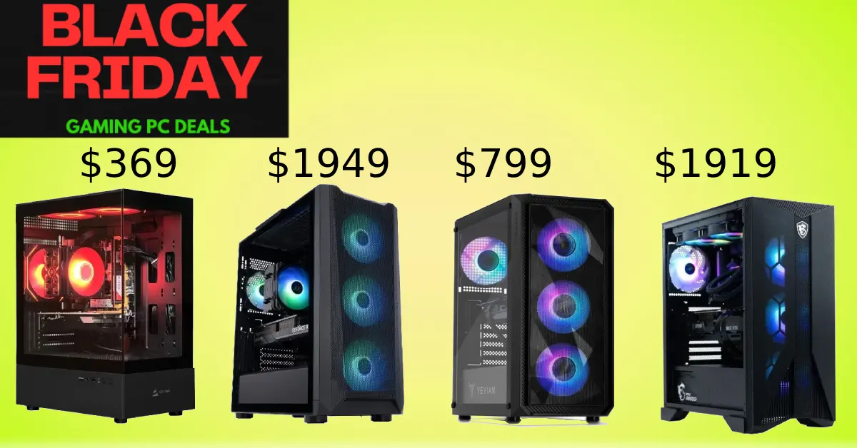 Black Friday gaming pc deals this year