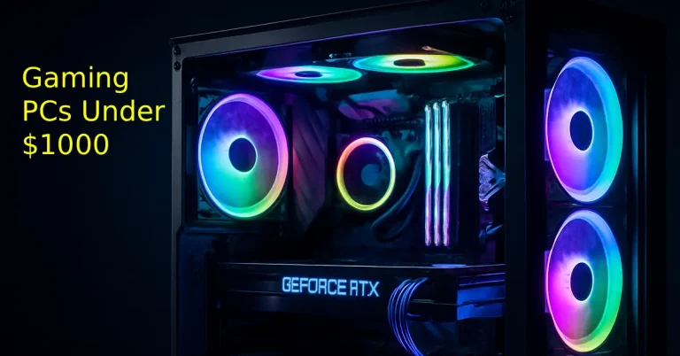 The best gaming PCs under $1000
