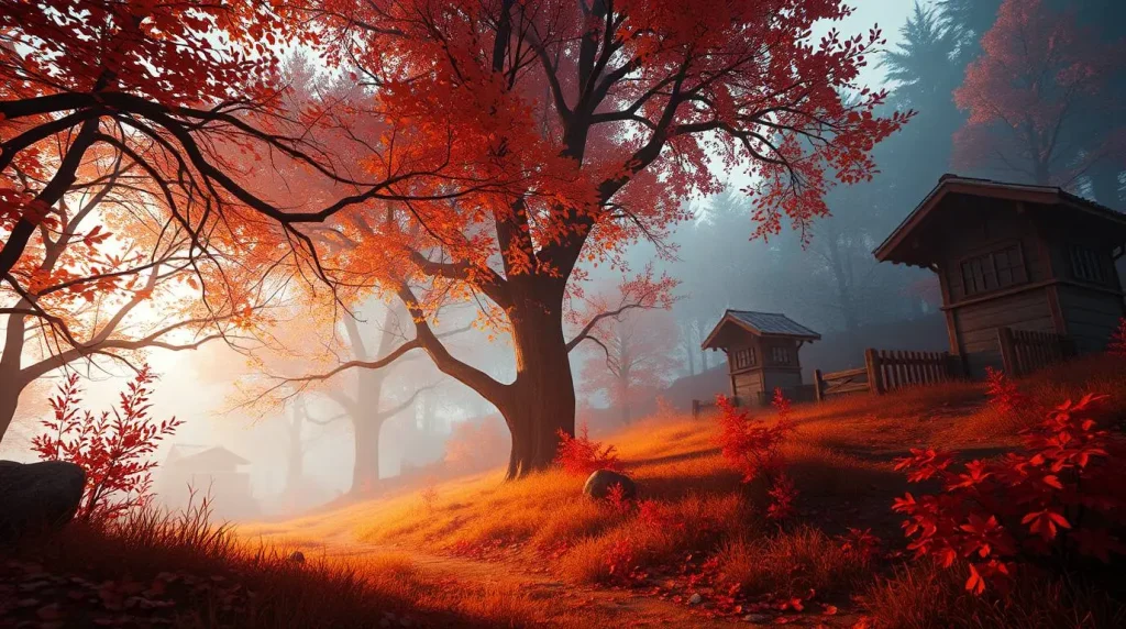 8k resolution benchmark mystic scene